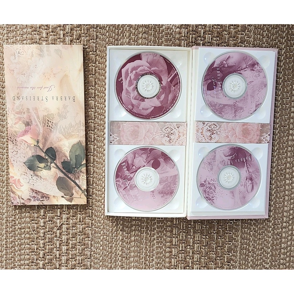 BARBRA STREISAND/JUST FOR THE RECORD-4 CD Box Set  CDs Booklet